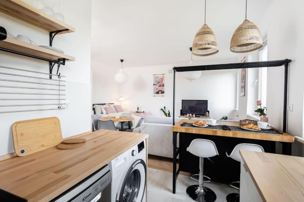 Ciche Studio, Blisko Metra Politechnika, Parking Apartment Warsaw Exterior photo